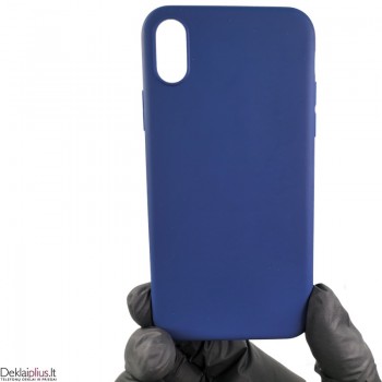 Silikoninis plonas dėklas 1.0 mm storio - mėlynas (Apple Iphone X/XS) Silikoninis plonas dėklas 1.0 mm storio - mėlynas (Apple Iphone X/XS)